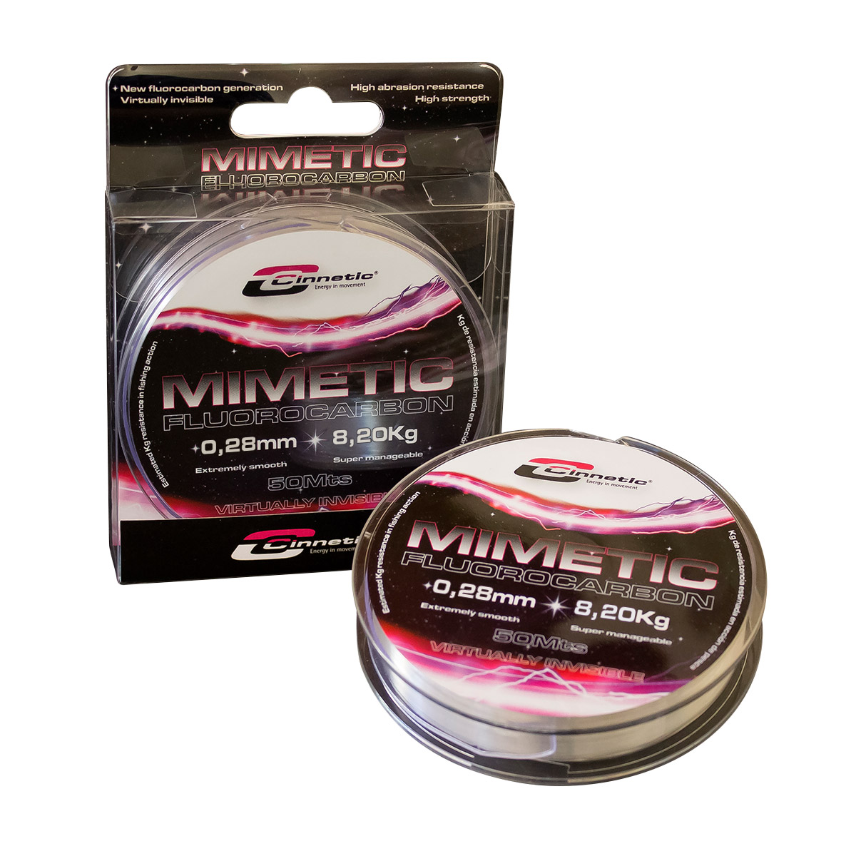 FLUOROCARBONO CINNETIC MIMETIC 0.35 MM – 50 M