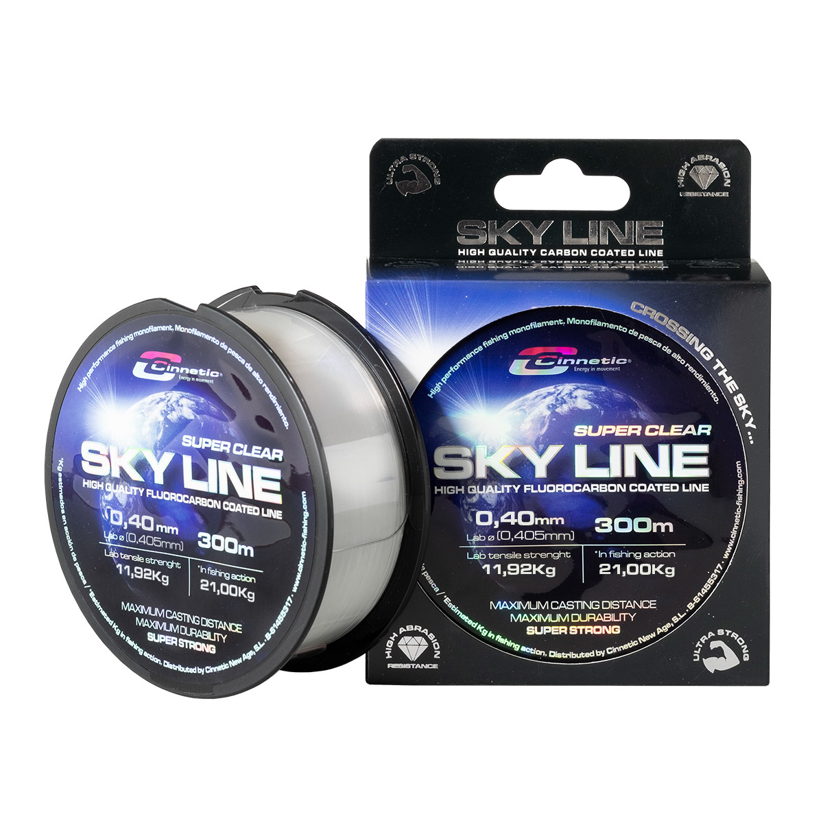 MONOFILAMENTO CINNETIC SKY LINE CLEAR 0.40 MM – 300 M